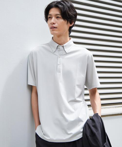 THE SHOP TK ポロシャツ 半袖 アイス カノコポロシャツ「接触冷感