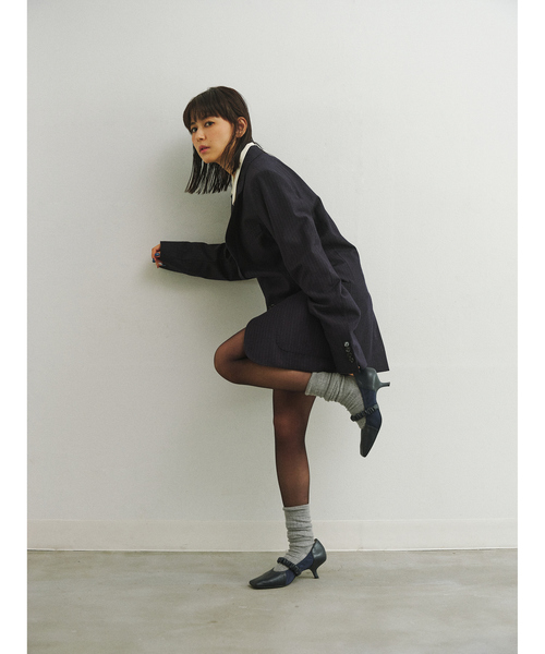 「LAROUTE」 パンプス 37 ネイビー レディース_画像3