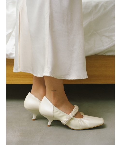 「LAROUTE」 パンプス 37 ネイビー レディース_画像7