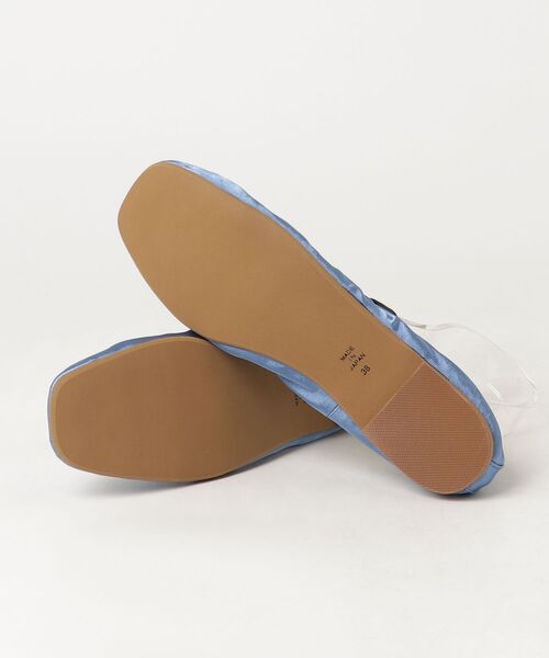 「Spick & Span」 フラットパンプス 38 ブルー レディース_画像3