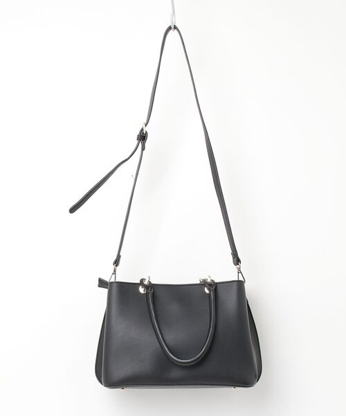 「melie bianco」 2WAYバッグ - ブラック レディース_画像2
