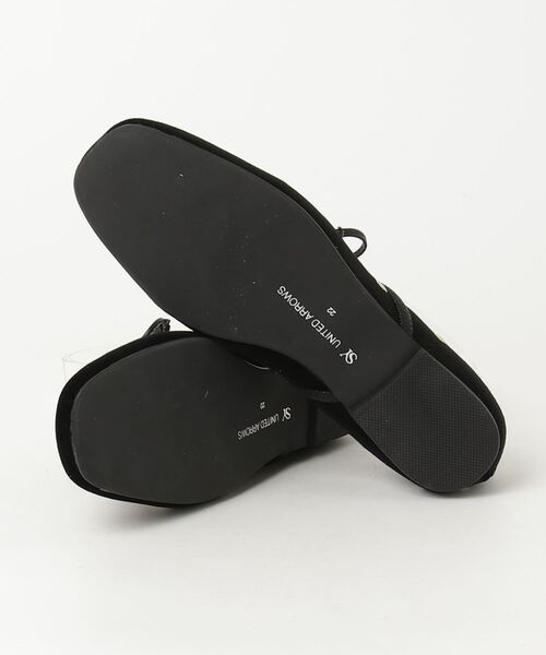 「SY UNITED ARROWS」 フラットパンプス 25cm ブラック レディース_画像3