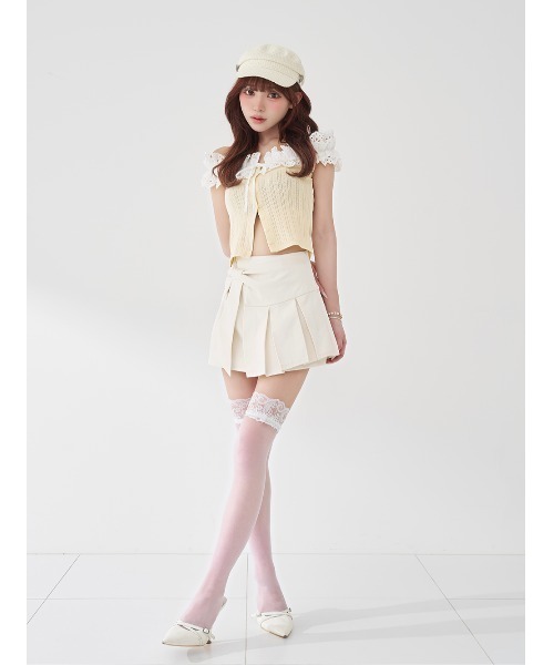 Darich（ダーリッチ） オフショルコットンレーストップス レディース