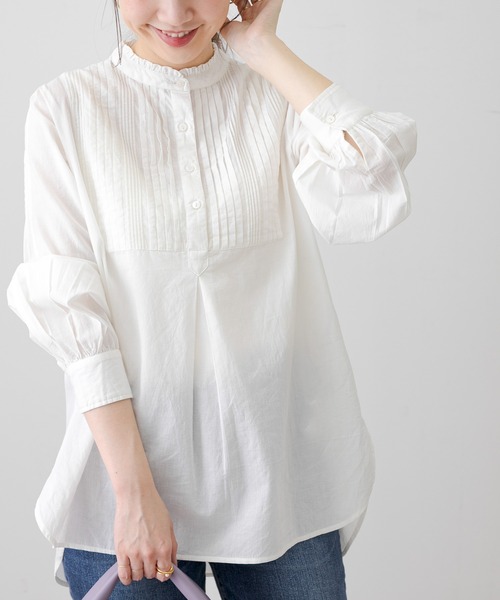 「URBAN RESEARCH Sonny Label」 長袖ブラウス FREE ピンク レディース_画像4