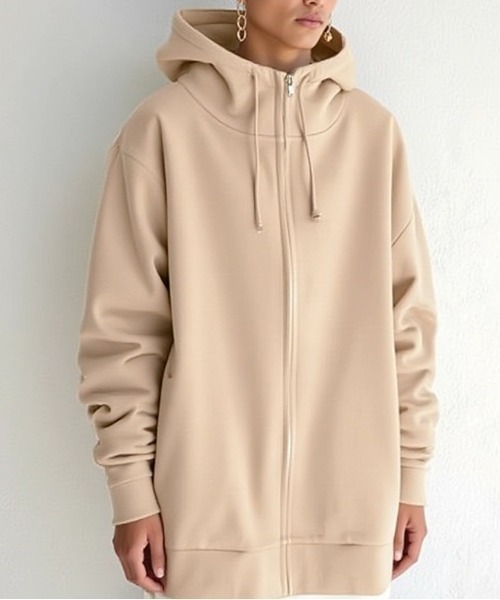 「cammie」 ジップアップパーカー M グレー レディース_画像9