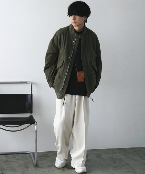 「WYM LIDNM」 スラックス S ダークブラウン メンズ_画像2