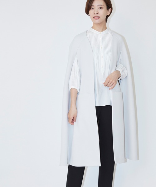 「Sono」 ノーカラージャケット 1 グレー レディース_画像8