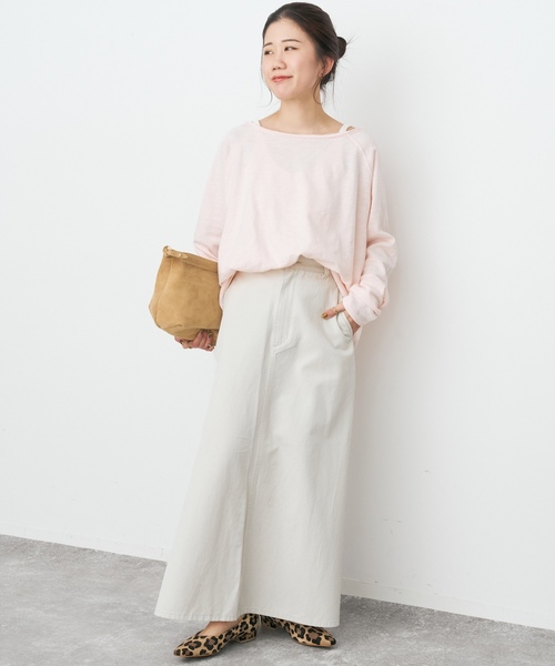 「Spick & Span」 ロングスカート 40 ベージュ レディース_画像5