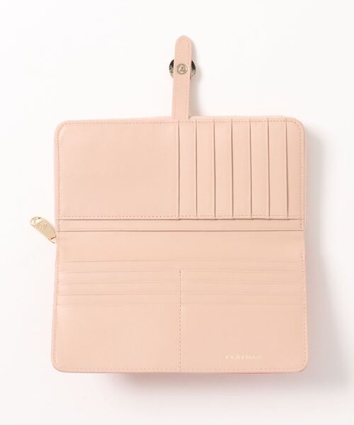 CLATHAS 財布 ブラン ラウンドファスナー長財布 レディース
