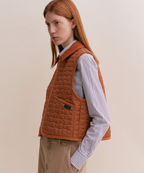ベスト ジレ LAVENSTER CROPPED RAYDON GILET WOMENS / ラブンスター クロップド レイドン ジレ ウィメンズ レ
