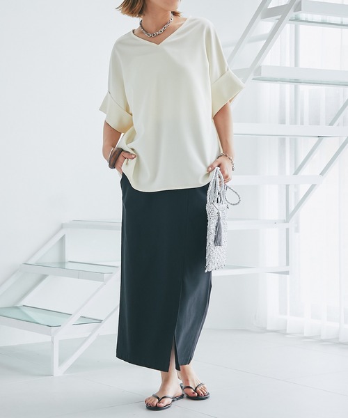 Nombre  Ｄix スカート un dix cors スカート ストレッチナロースカート : ZOZOTOWN