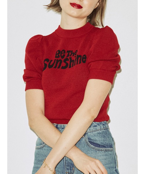ニット セーター JUMPER1234 / ジャカードロゴニット レディース セール】JUMPER1234 / ジャカードロゴニット（ニット/セーター