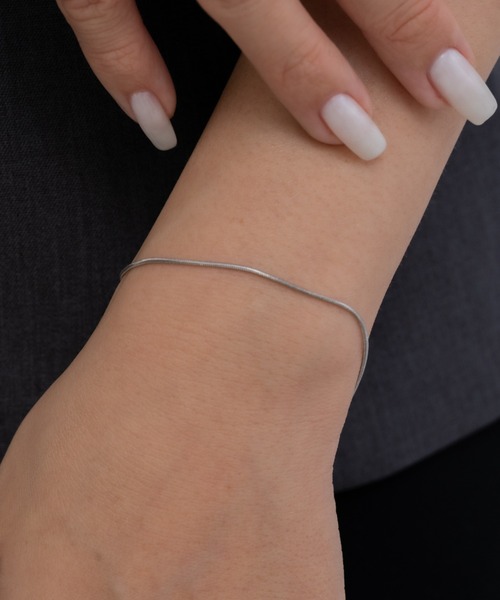 ebine ブレスレット 1mm Simple Bracelet 金属アレルギー対応