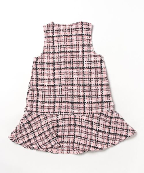 nino（ニノ） ジャンパースカート ミックスツイードジャンパースカート