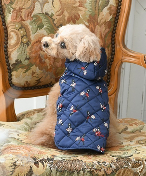 LAURA ASHLEY（ローラアシュレイ） 犬 服 LAURA ASHLEY/フード付き中綿