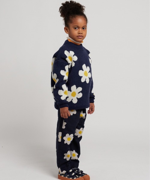 BOBO CHOSES（ボボショーズ） ニット セーター Big Flower jacquard
