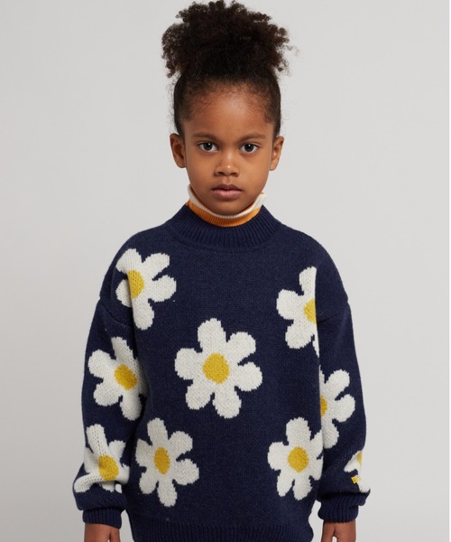 BOBO CHOSES（ボボショーズ） ニット セーター Big Flower jacquard