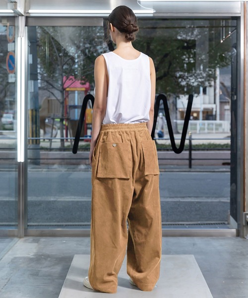 VOAAOV パンツ 「VOAAOV」 CORDUROY Gather Waist Wide Pants