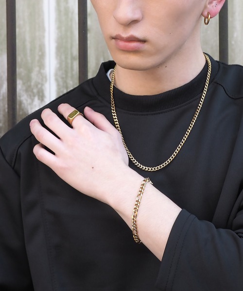 アーチセブンスター　フィガロチェーンブレスレット SBG by 7JEWELRY ブレスレット SBG フィガロチェーンブレスレット