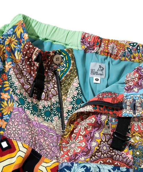 特価商品  slow go caravan レディース W 総柄パッチワークパンツ パンツ パンツ