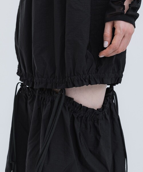 HOUGA STUDIOUS別注 twins skirt スカート ロング丈 HOUGA/ホウガ】《STUDIOUS別注》twins skirt/ツインスカート