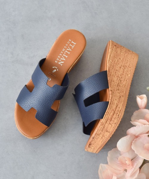 INTER-CHAUSSURES サンダル 「ITALIAN SHOEMAKERS」厚底ミュール