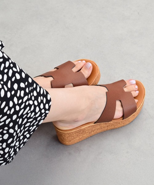 INTER-CHAUSSURES サンダル 「ITALIAN SHOEMAKERS」厚底ミュール