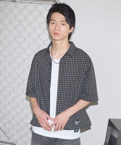 public別注 INDIVIDUALIZED SHIRT ハーフスリーブシャツ HALF ZIP SHIRT/ハーフジップシャツ/ロングスリーブ｜フリークス