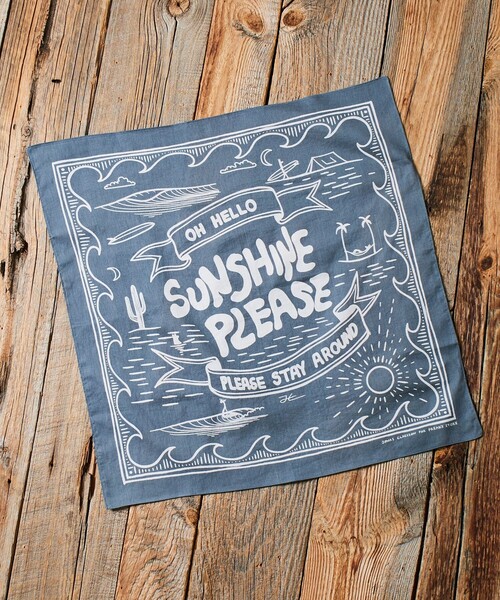スカーフ バンダナ JONAS CLAESSON/ジョナス クレアッソン SUNSHINE PLEASE BANDANA / サンシャイン プリーズ | Jonas Claesson