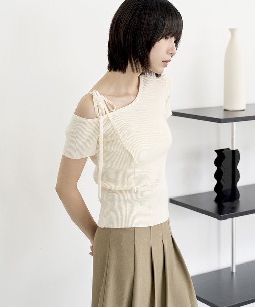 MIIA リボンニット 未使用 美品 夏服 サマーニット セット miniministore メッシュサマーニット レディース半袖夏服