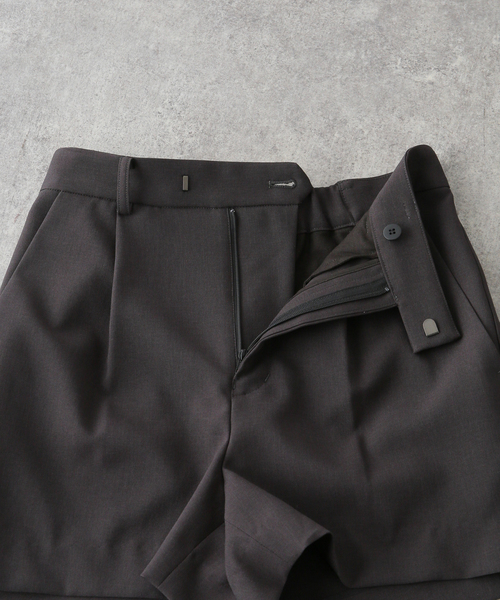 スピックアンドスパン ワンタックショートパンツ 38 黒 2024