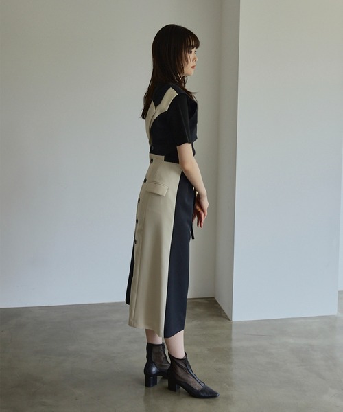 UNITED TOKYO」 サロペットスカート 1 ベージュ レディース : 83789446  