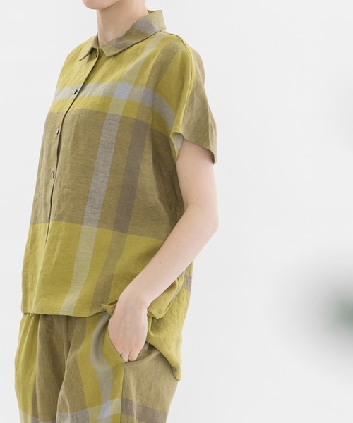 nop de nod（ノップドゥノッド） シャツ ブラウス Ciel ronde リネン