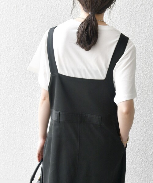 SHIPS any ジャンパースカート any:「洗濯機可能」チノ フレア