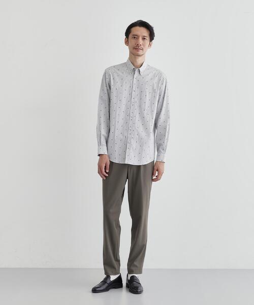 TAKEO KIKUCHI（タケオキクチ） シャツ ハットモチーフ ジャカード