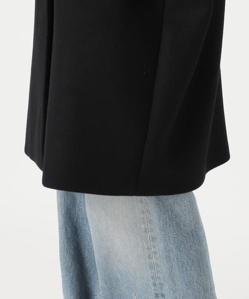 ポンチョ メルトンスタンドポンチョコート レディース FRAMeWORK