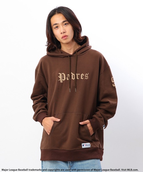 ★MLB Korea★Coopers Logo Napping Hoodie★起毛フードパーカー BACK TO THE FIELD パーカー 「MLB」刺繍ロゴフーディー