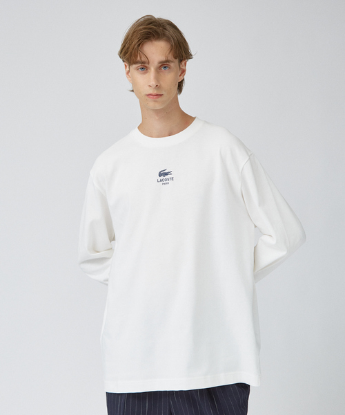 LACOSTE（ラコステ） tシャツ 「LACOSTE / ラコステ」PARISロゴヘビー