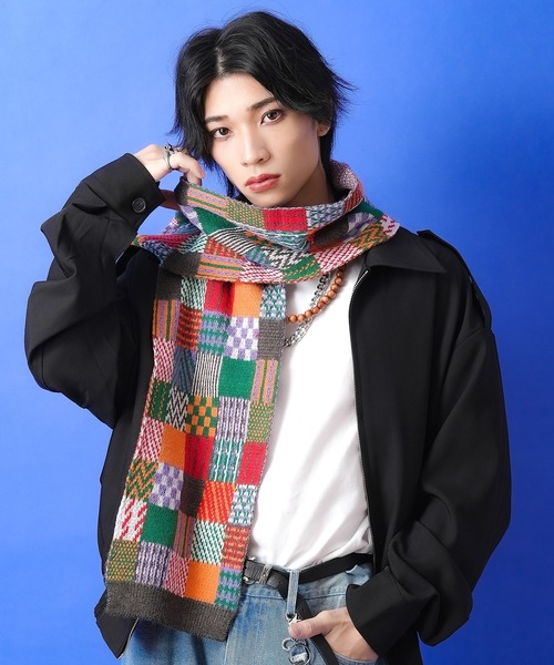 journal standard luxe／パッチワーク 布 ストール