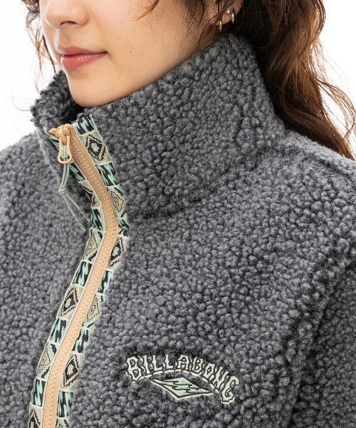 トレーナー スウェット BILLABONG レディース HORIZON MOCK NECK スウェットジャケット/ビラボンハーフジップボアジャケット BILLABONG トレーナー スウェット レディース HORIZON MOCK NECK