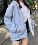 パーカー 「再入荷」「12色展開」「裏ボア」カ...の詳細画像4