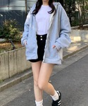 パーカー 「再入荷」「12色展開」「裏ボア」カ...の詳細画像5