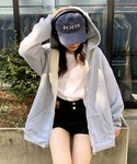 パーカー 「再入荷」「12色展開」「裏ボア」カ...の詳細画像2