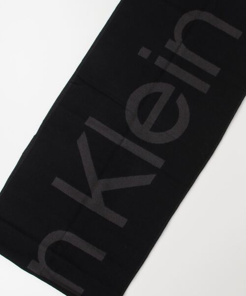 Calvin Klein（カルバン・クライン） マフラー ロゴストール メンズ