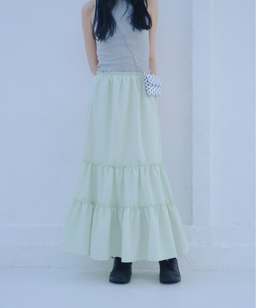 ShareSpirit ロングスカート Sibra（シブラ） スカート プリーツロングスカート : ZOZOTOWN Yahoo