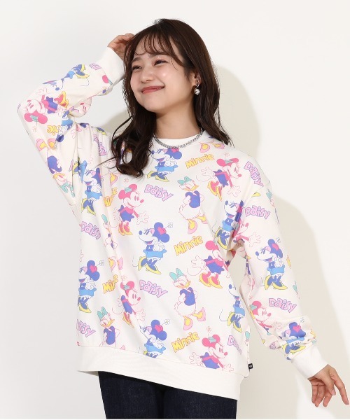 Disney（ディズニー） トレーナー スウェット 親子お揃い 総柄