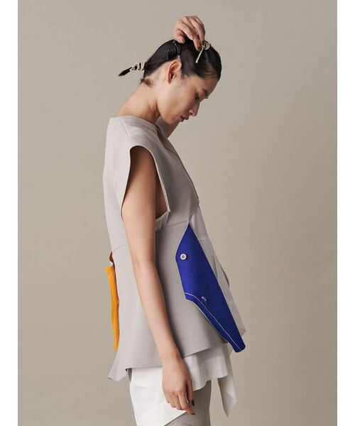 un3d マルチカラー2WAYケープベスト UN3D. ニット セーター MULTICOLOR 2WAY CAPE VEST / マルチ