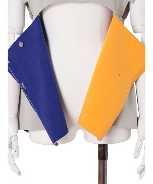 UN3D. ニット セーター MULTICOLOR 2WAY CAPE VEST / マルチ