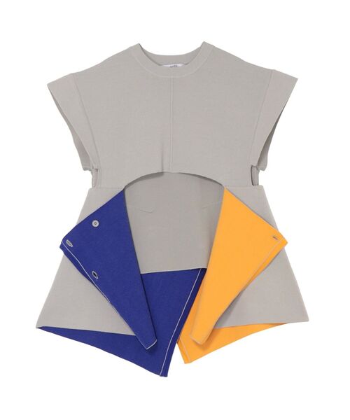 UN3D. ケープベスト UN3D. ニット セーター MULTICOLOR 2WAY CAPE VEST / マルチ