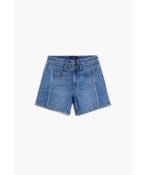 ジーンズ デニム デニムパンツ DOUBLE デニムショートパンツ レディース